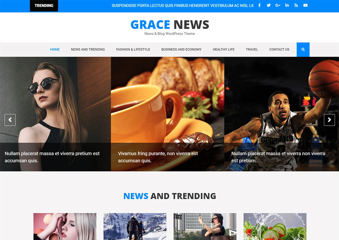 قالب Grace News