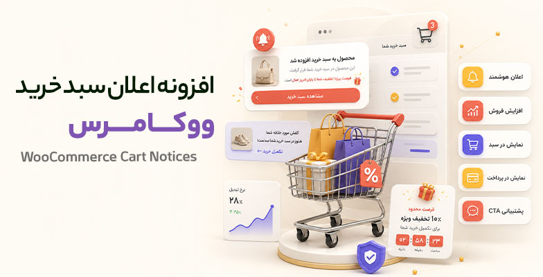 woocommerce-cart-notices افزونه اعلان سبد خرید ووکامرس - Image 1